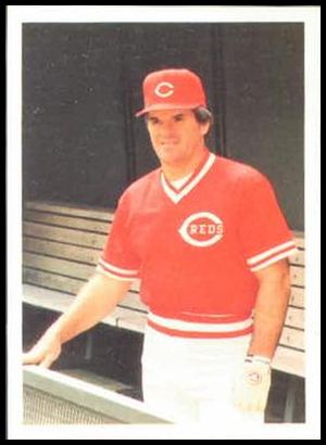 91 Pete Rose - Standing in dugout